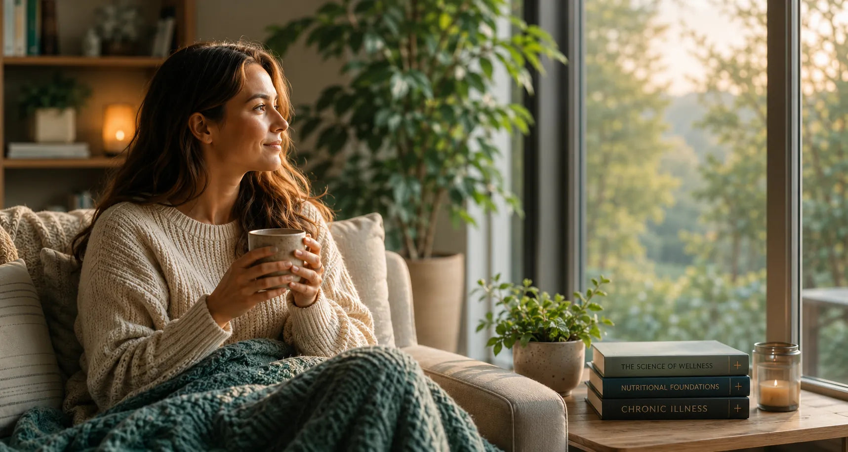 A calm morning routine at home