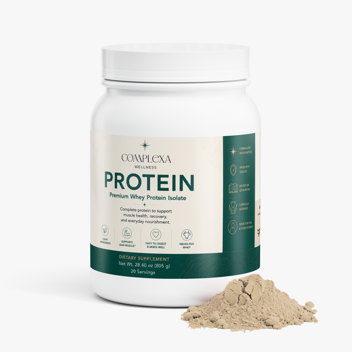 Protein: Premium Whey Protein Isolate