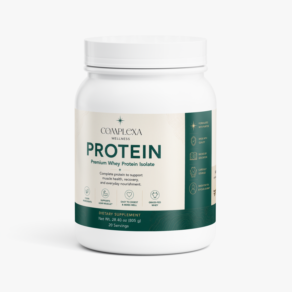 Protein: Premium Whey Protein Isolate