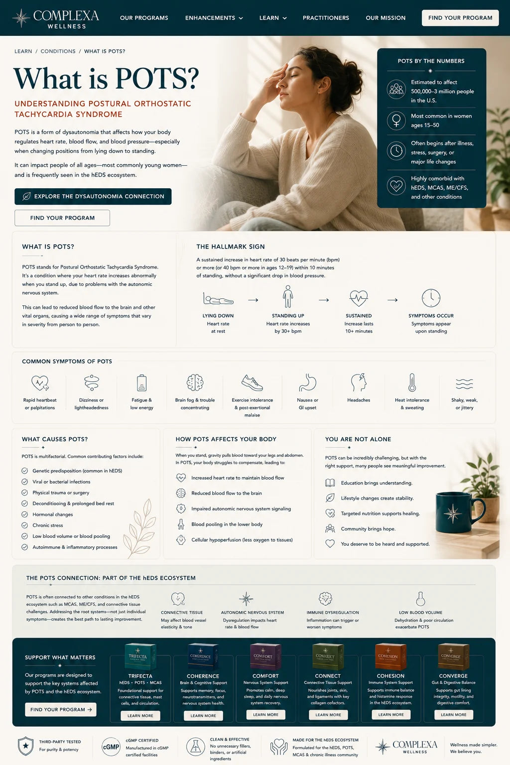 What is POTS — Complexa Wellness educational guide